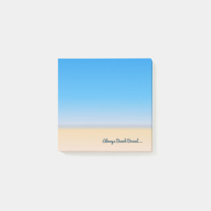 Always Beach Bound Pastel Post-it Notes