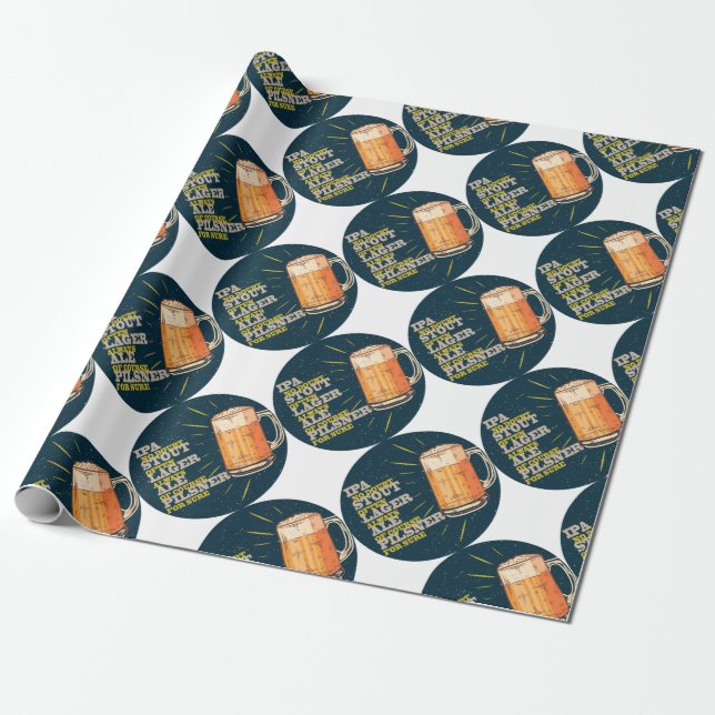 Always Beer Wrapping Paper (Unrolled)