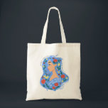 Always Believe in Yourself Floral Hair Girl Tote Bag<br><div class="desc">Always Believe in Yourself Floral Hair Girl Design</div>