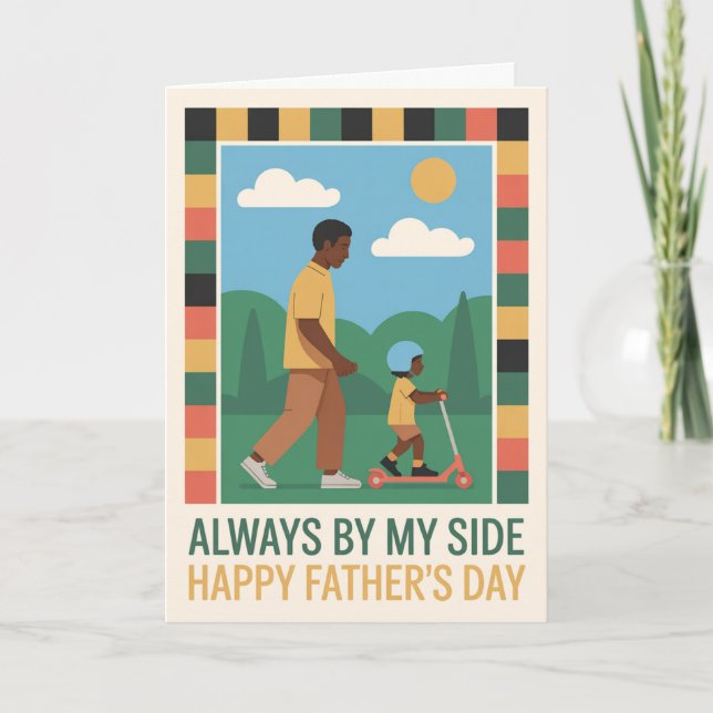 Always By Me Father's Day Card (Front)
