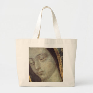 Always Carry The Face Of Mary Large Tote Bag