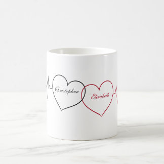 Always Connected At Heart , Personalised Name Coffee Mug