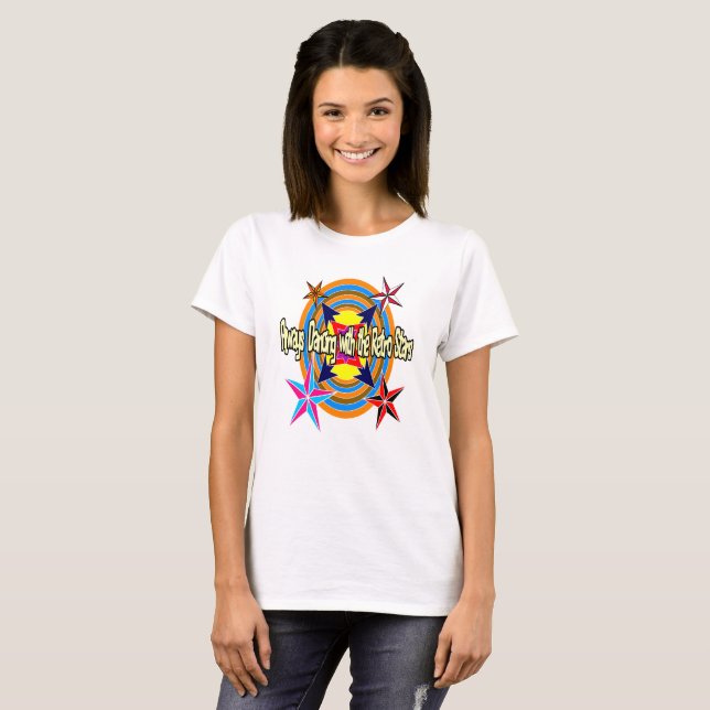 Always dancing with the Retro stars  T-Shirt (Front Full)