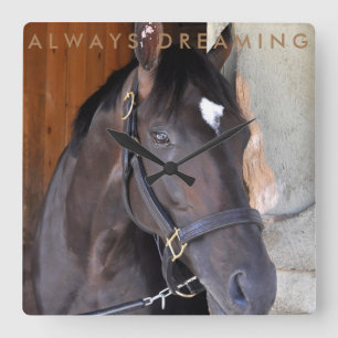 Always Dreaming Square Wall Clock
