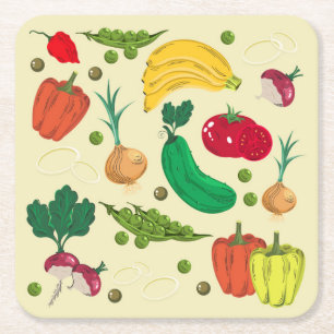 Always Eat Your Vegetables Coaster Set