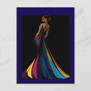ALWAYS ELEGANT #6 POSTCARD