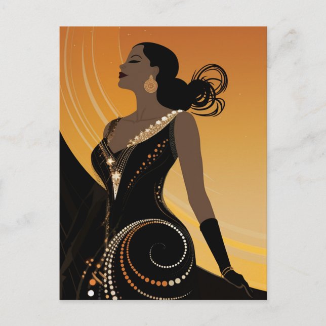 ALWAYS ELEGANT # 7 Postcard (Front)