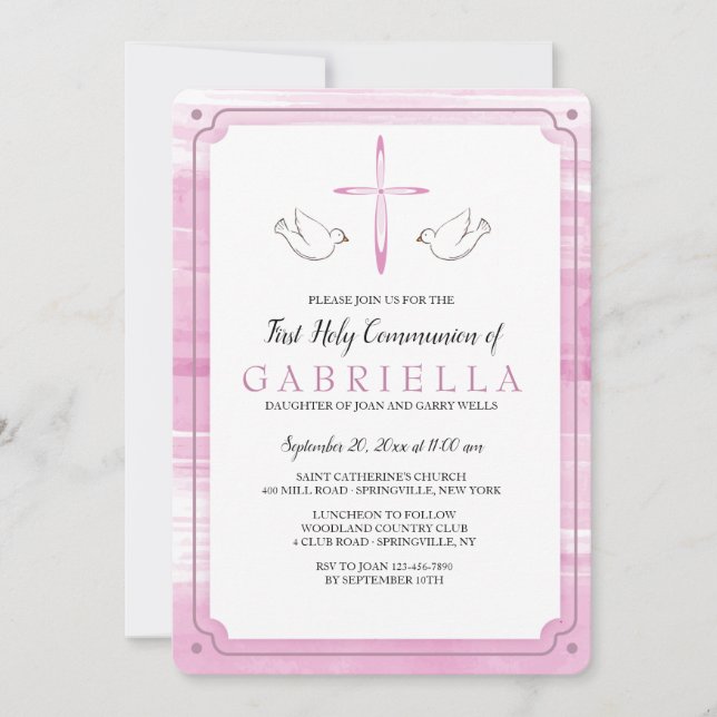 Always Faithful Religious Invitation (Front)