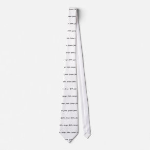 Always faithful. tie