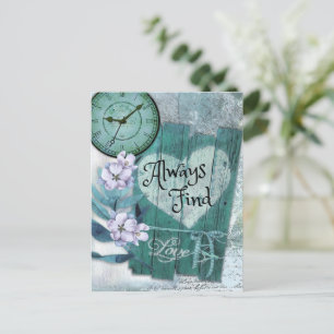Always Find Love Postcard