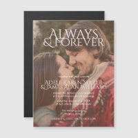 Always & Forever | Custom Photo | Wedding