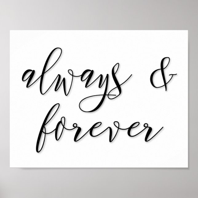 always & forever poster (Front)