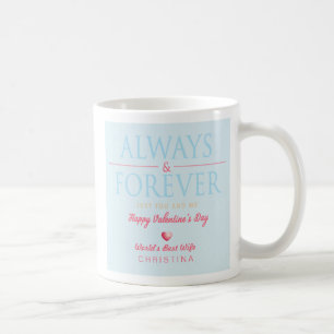 Always & Forever Retro Valentine's Day Mug