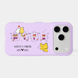 Always & Forever Sunset Lesbian Flag Wife iPhone C