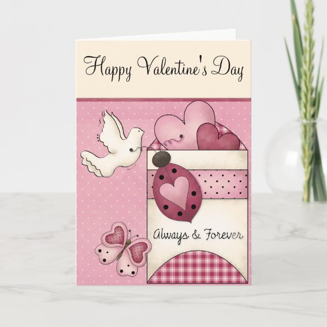 Always & Forever  ~ Valentine's Day/Love Card (Front)