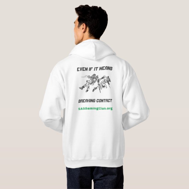 Always Forward (White) Hoodie (Back Full)