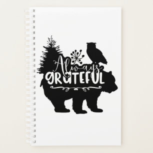 Always Grateful Woodland Planner