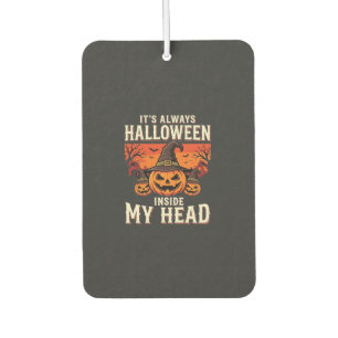 Always Halloween Pumpkin Witch Design_1 Car Air Freshener