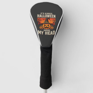 Always Halloween Pumpkin Witch Design_1 Golf Head Cover