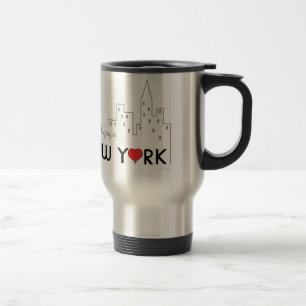 Always Happy in New York Travel Mug