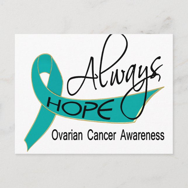 Always Hope Ovarian Cancer Postcard (Front)