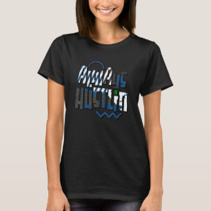 Always Hustlin Brave Blue 13s Matching T-Shirt