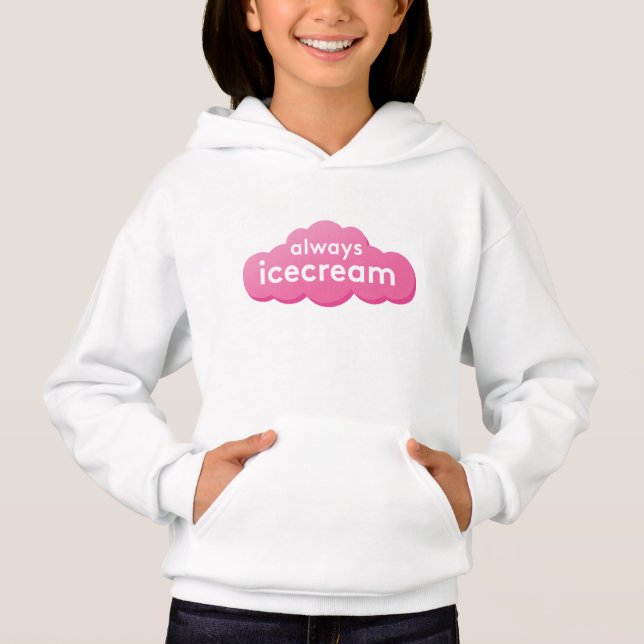 Always Icecream Sweatshirt with Personalisation (Front)