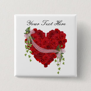 Always in My Heart 15 Cm Square Badge