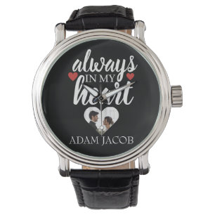 ALWAYS IN MY HEART, COUPLE CUSTOMIZE TEMPLATE WATCH
