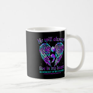 Always In My Heart My Cousin Suicide Prevention Aw Coffee Mug