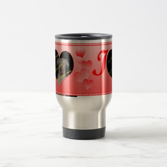 "Always in my heart" Valentine's Day Gift Travel Mug (Center)
