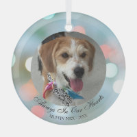 Always In Our Hearts, Pet Name Date Photo Blk Text
