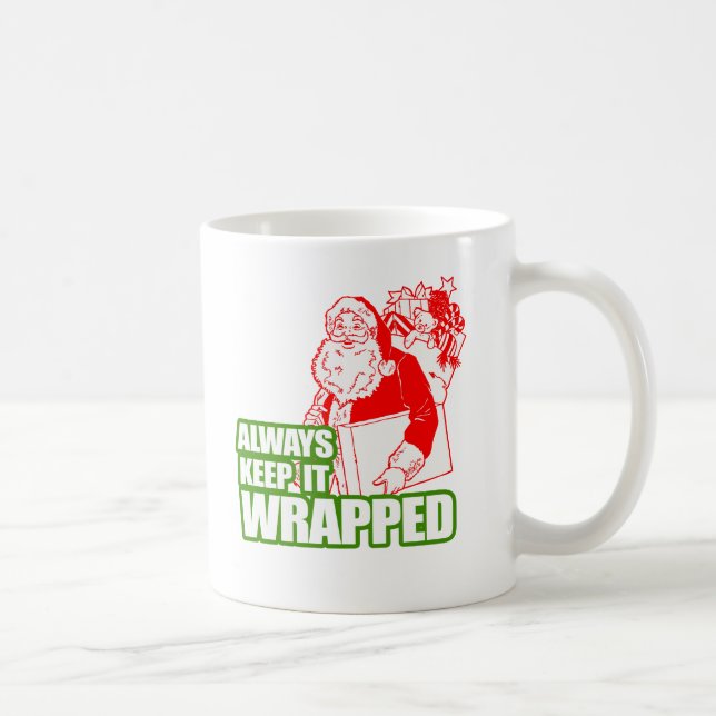 ALWAYS KEEP IT WRAPPED --.png Coffee Mug (Right)