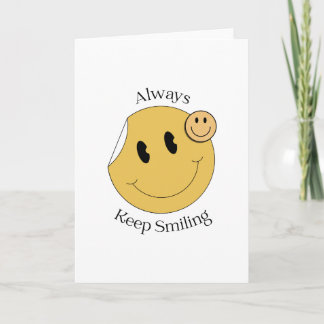 Always Keep Smiling CardFolded Program Programme