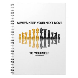 Always Keep Your Next Move To Yourself Chess Humou Notebook