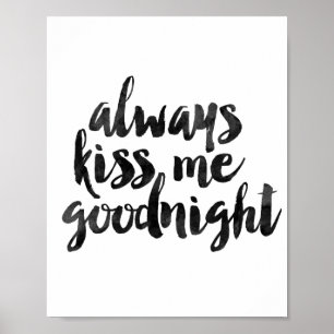 Always Kiss Me Goodnight Poster