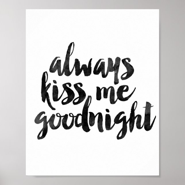 Always Kiss Me Goodnight Poster (Front)