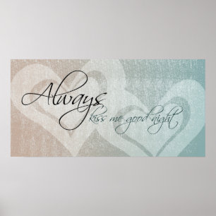 Always Kiss Me Goodnight Poster