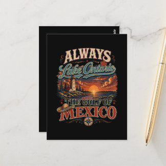 Always Lake Ontario and The Gulf of Mexico Postcard