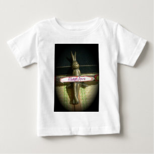 Always Love Inspirational Rabbit Art Print Design Baby T-Shirt