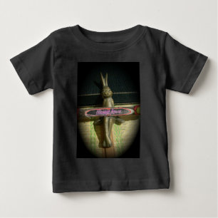 Always Love Inspirational Rabbit Art Print Design Baby T-Shirt