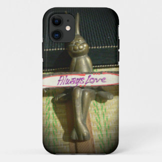 Always Love Inspirational Rabbit Art Print Design iPhone 11 Case