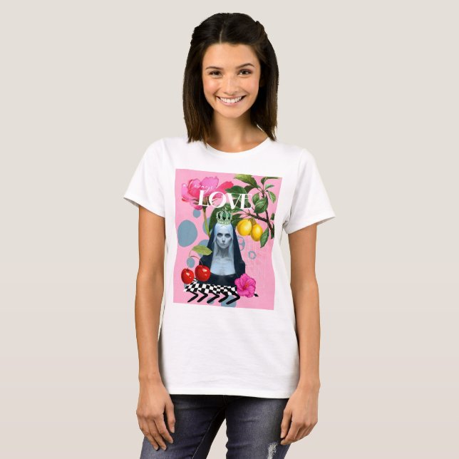 Always LOVE Modern - Artistic Collage T-Shirt (Front Full)