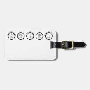 ALWAYS MARTINI TIME SOMEWHERE CAKE TOPPER PICK LUGGAGE TAG