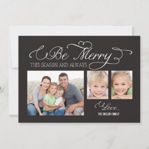 Always Merry Holiday Photo Cards