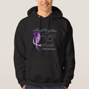 Always My Hero In Memory Aunt - Pancreatic Cancer Hoodie