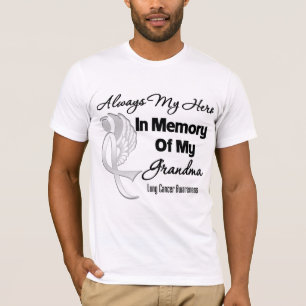 Always My Hero In Memory Grandma - Lung Cancer T-Shirt