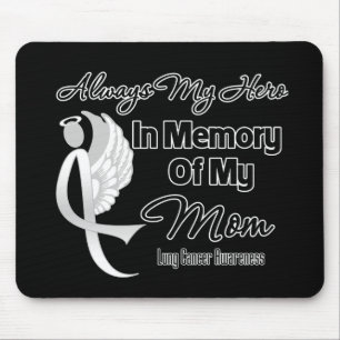 Always My Hero In Memory Mum - Lung Cancer Mouse Mat