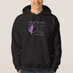 Always My Hero In Memory Mum - Pancreatic Cancer Hoodie