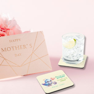 Always my Mother - Bird Mum & Baby  Coaster